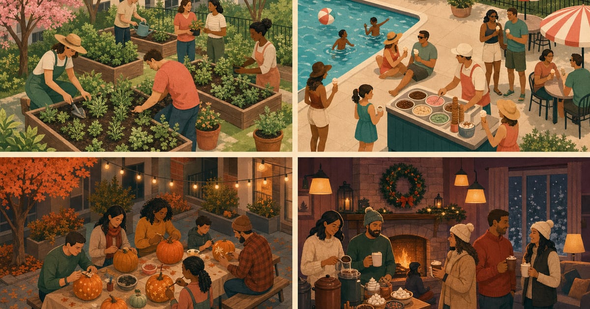 32 Resident Event Ideas for Every Season