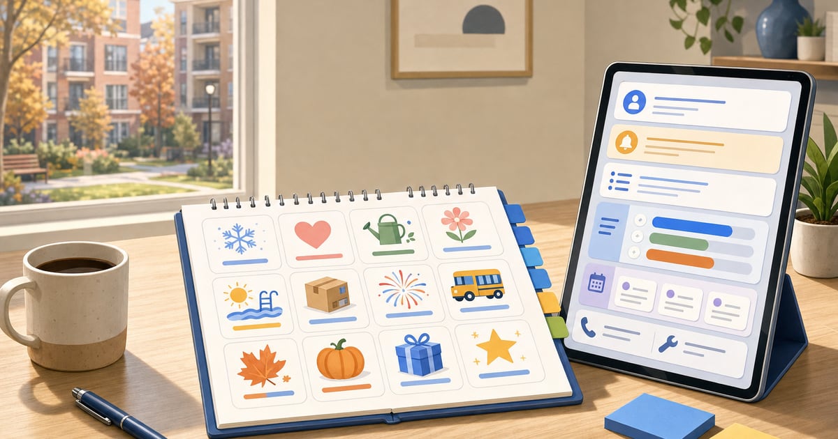 Resident Newsletter Template: A Month-by-Month Plan for the Whole Year